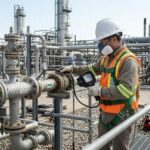 Petrol ve doğal gaz tesisinde VOC ve metan gazı kaçak kontrolü